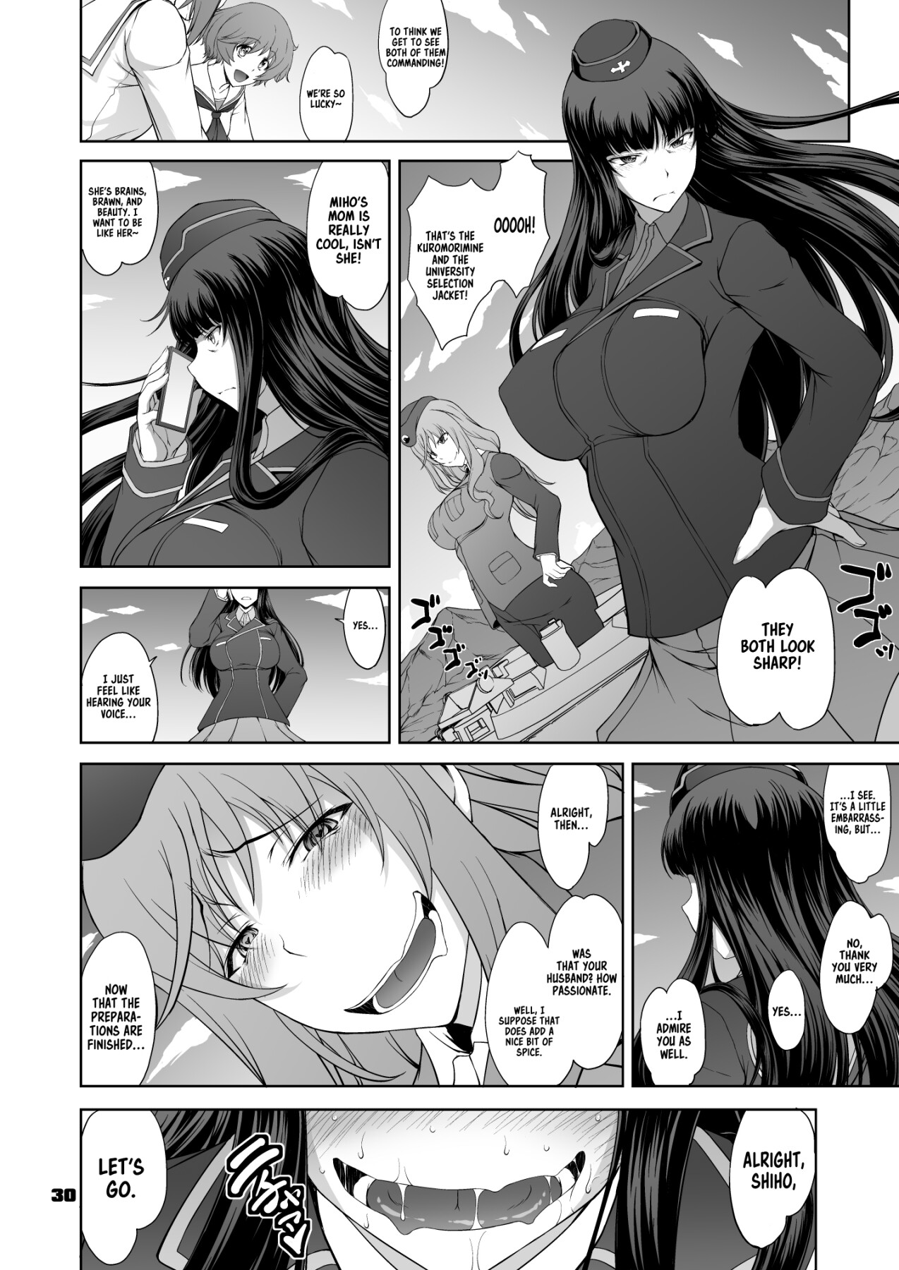 Hentai Manga Comic-The Head's Return To Active Duty: The Complete Submission Ultra-Lewd Sensha-Do-Read-30